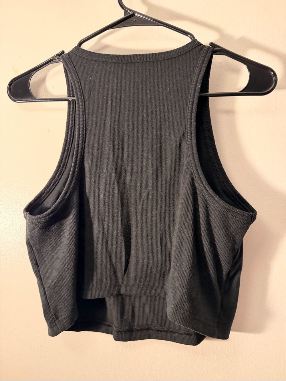 Offline Black Ribbed Tank Top - Picture 2 of 2